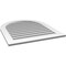 Ekena Millwork Round Top Surface Mount PVC Gable Vent: Functional, w/ 3-1/2"W x 1"P Standard Frame, 32"W x 38"H GVPRT32X3801SF - alternate 5